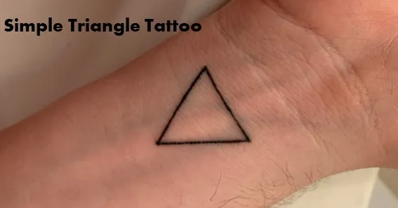 Simple Triangle Tattoo